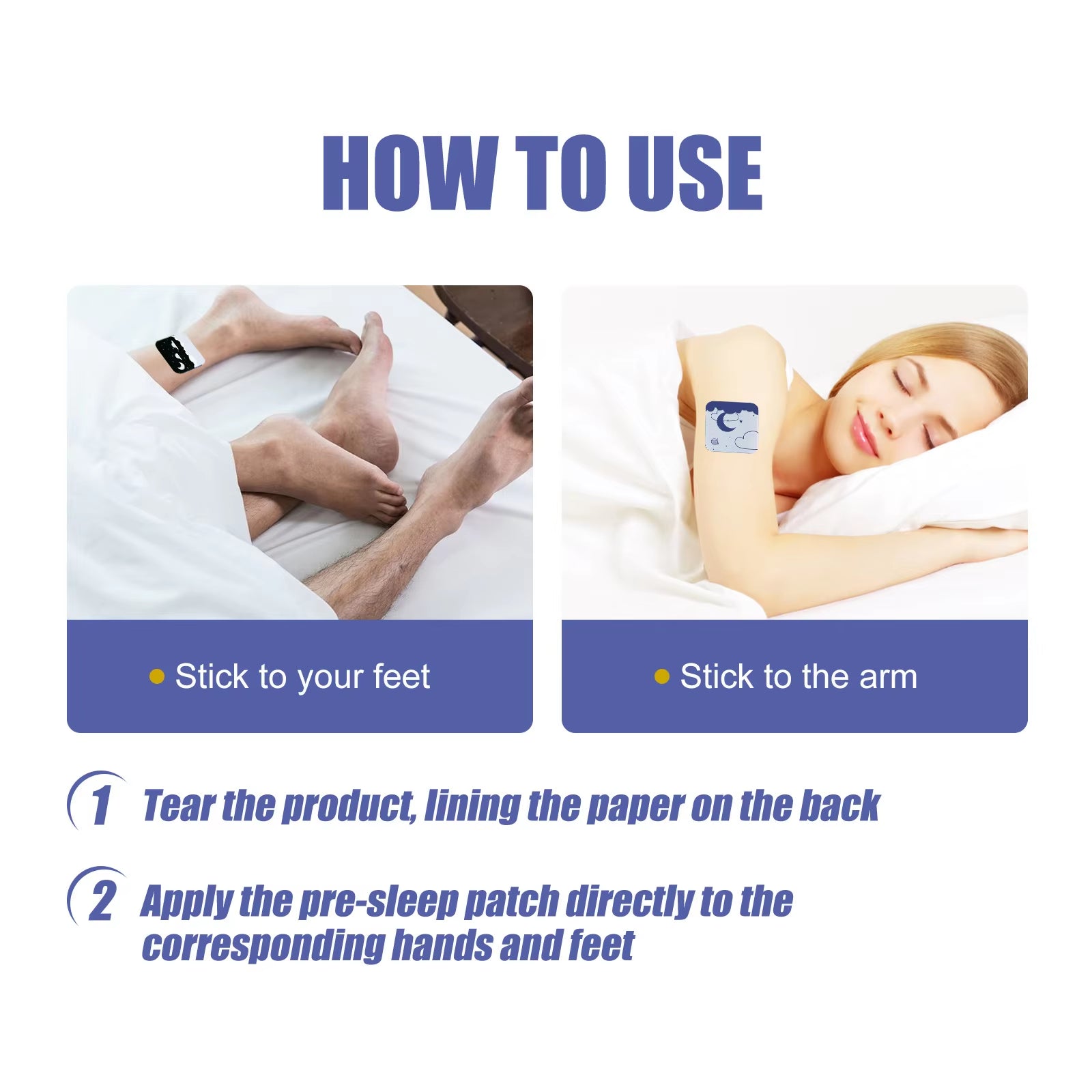 28/56/84Pcs Sleep Aid Patch Improve Sleeping Quality Sleeping Aid Apnea Device Patches Relieve Irritability Insomnia Anxiety