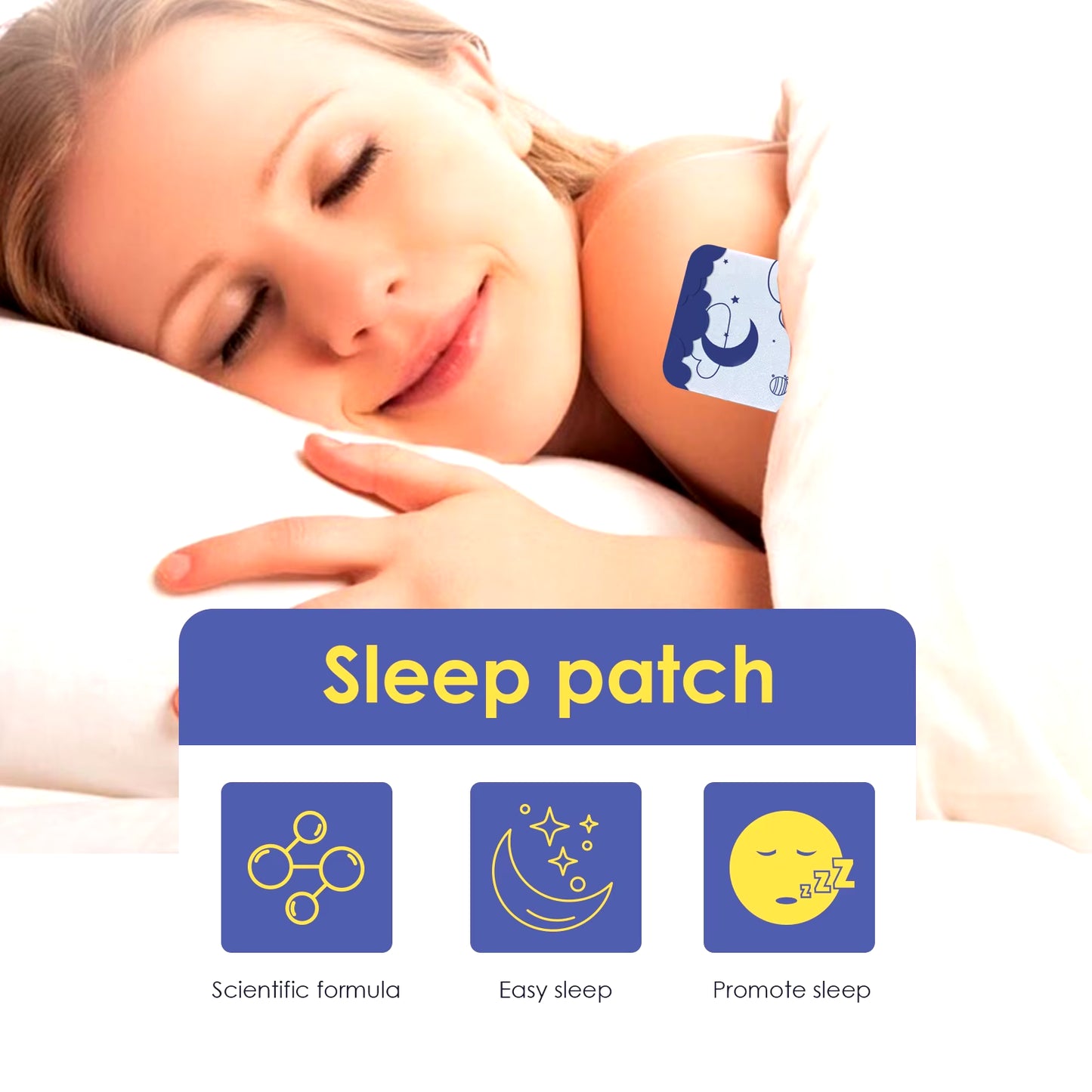 28/56/84Pcs Sleep Aid Patch Improve Sleeping Quality Sleeping Aid Apnea Device Patches Relieve Irritability Insomnia Anxiety