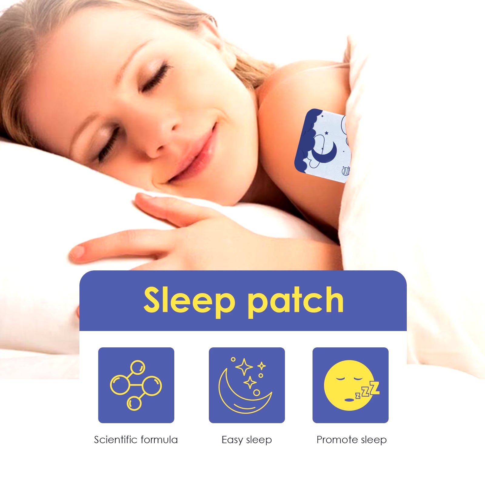 28/56/84Pcs Sleep Aid Patch Improve Sleeping Quality Sleeping Aid Apnea Device Patches Relieve Irritability Insomnia Anxiety