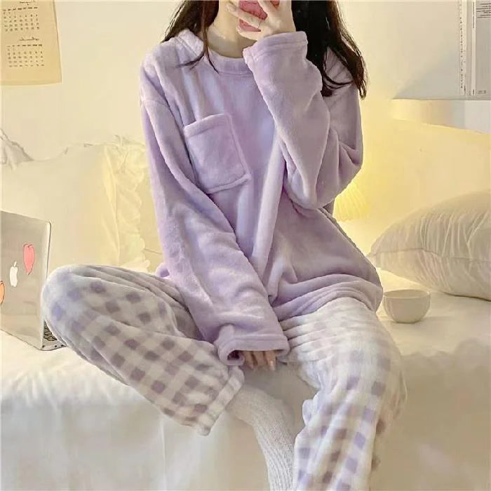 Cozy Flannel Loungewear Set