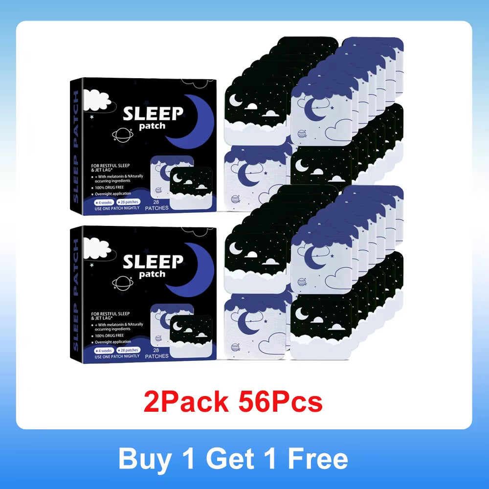 28/56/84Pcs Sleep Aid Patch Improve Sleeping Quality Sleeping Aid Apnea Device Patches Relieve Irritability Insomnia Anxiety