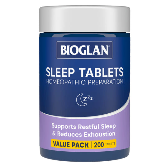 Bioglan Sleep 200 Tablets Sleep Support Sleeplessness Disturbed Sleep Relief