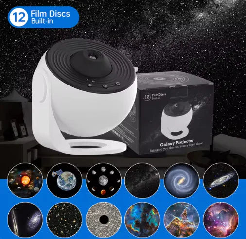 360° Rotating Galaxy Projector Night Light