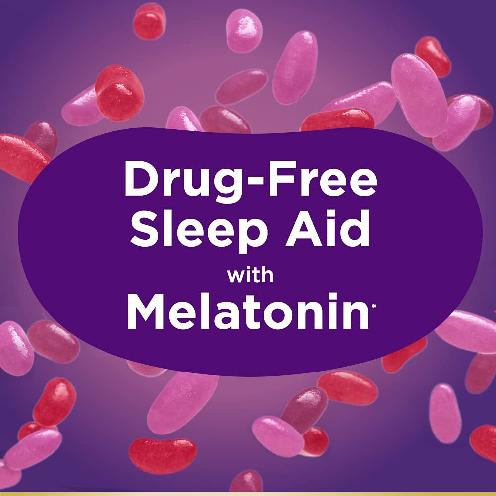 Sleep Jelly Beans with Melatonin, Mixed Berry, 80 Jelly Beans