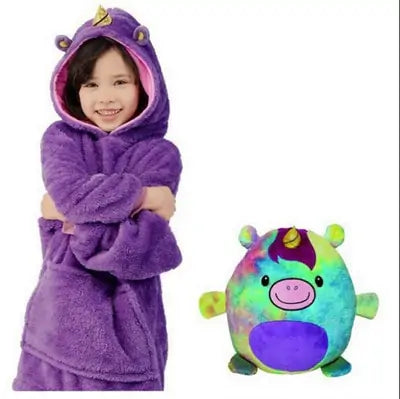 Kids Pets Blanket Hoodie