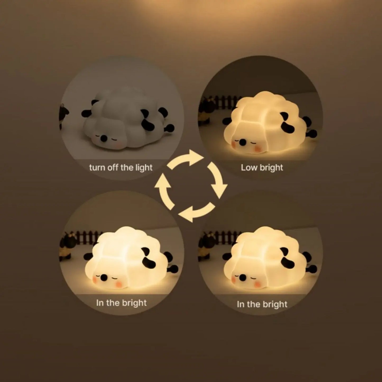 Cute LED Night Lights Glow Pals