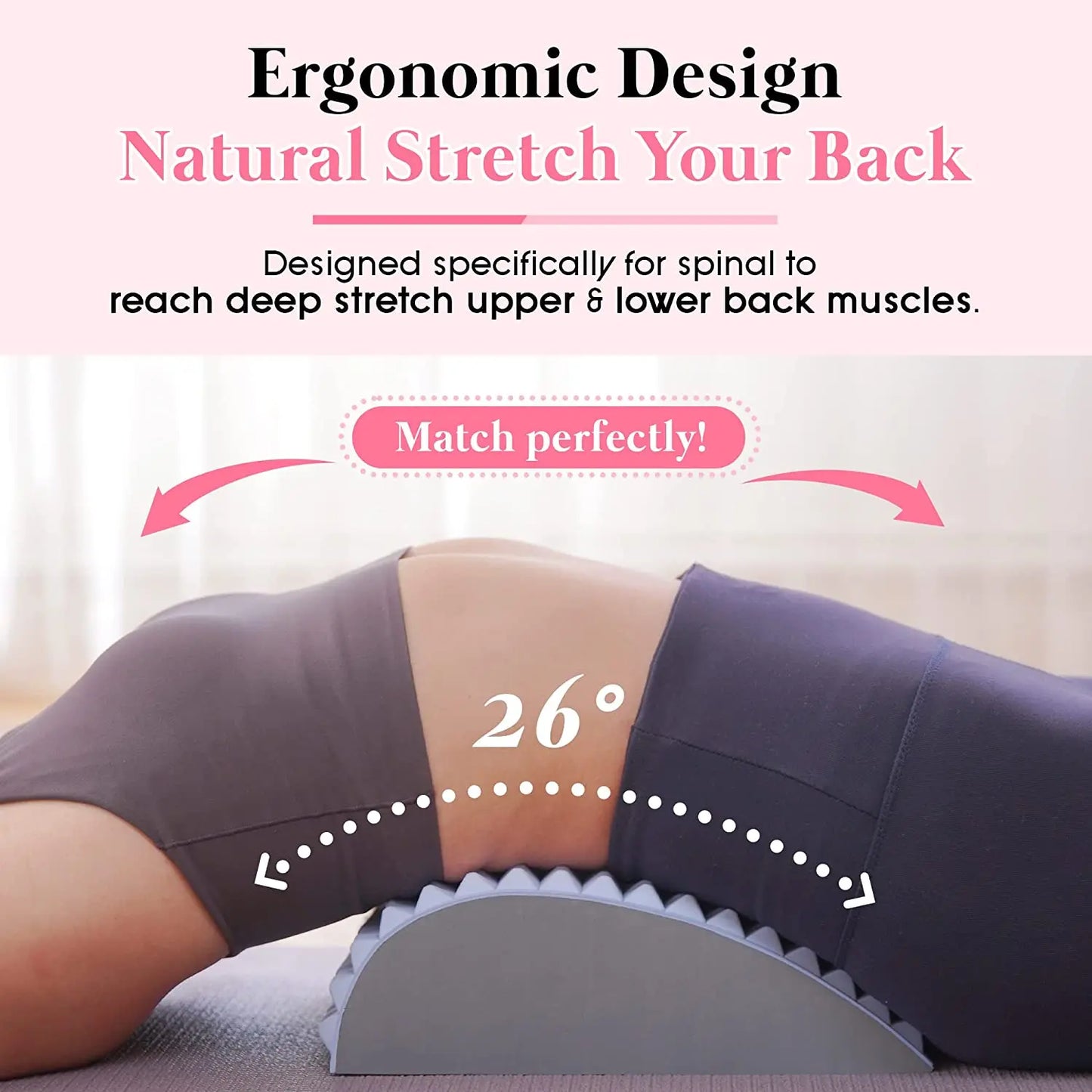 Lumbar Support Pillow for Back Pain