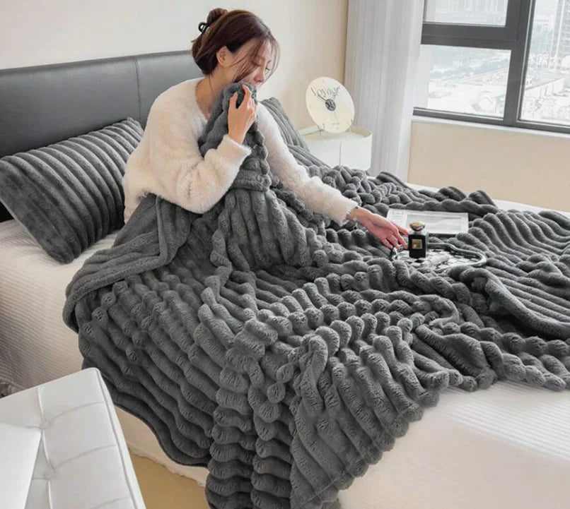 Cute Heavyweight Flannel Blanket