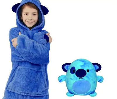 Kids Pets Blanket Hoodie