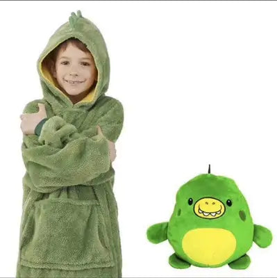 Kids Pets Blanket Hoodie