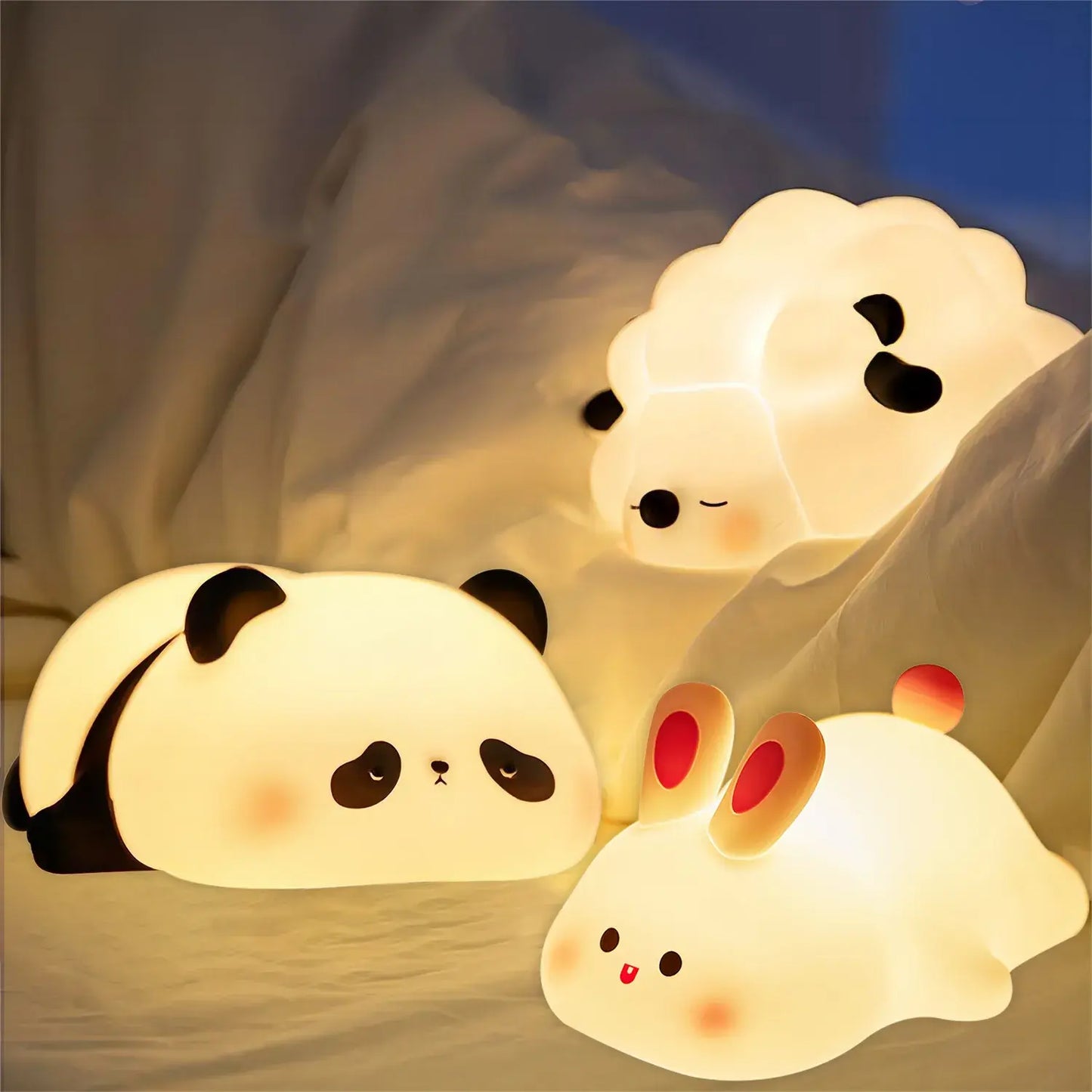 Cute LED Night Lights Glow Pals