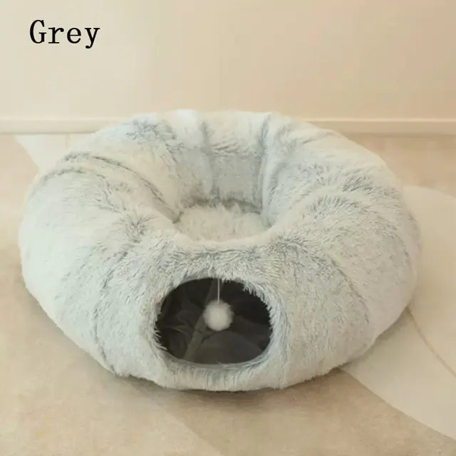 Round Tunnel Cat Bed