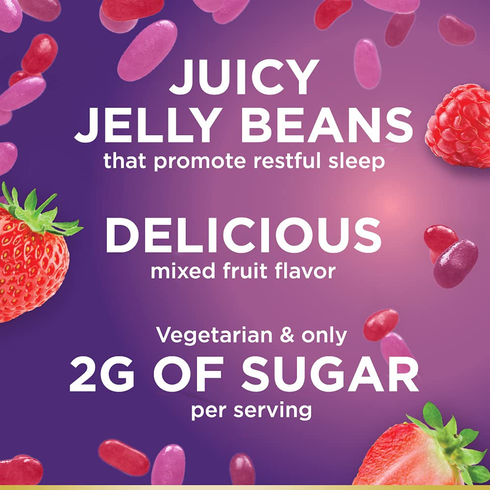 Sleep Jelly Beans with Melatonin, Mixed Berry, 80 Jelly Beans