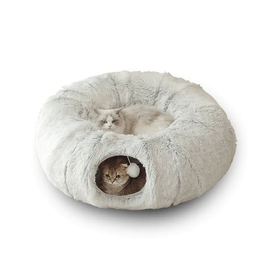 Round Tunnel Cat Bed