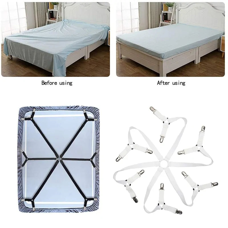 Adjustable Elastic Bed Sheet Holder