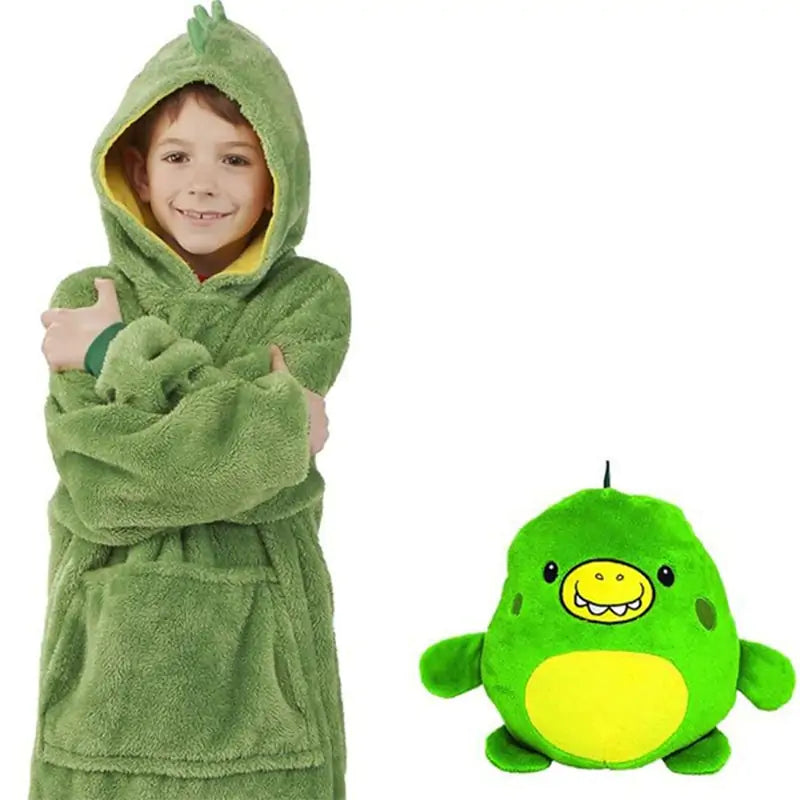 Kids Pets Blanket Hoodie