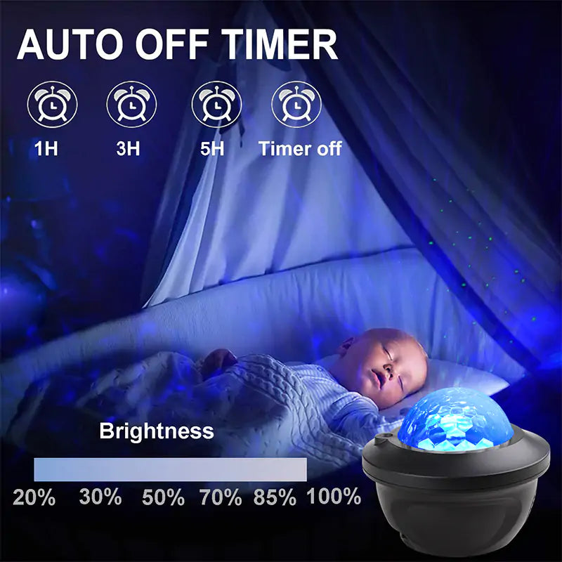 Galaxy Star LED Projector With Bluetooth Speaker