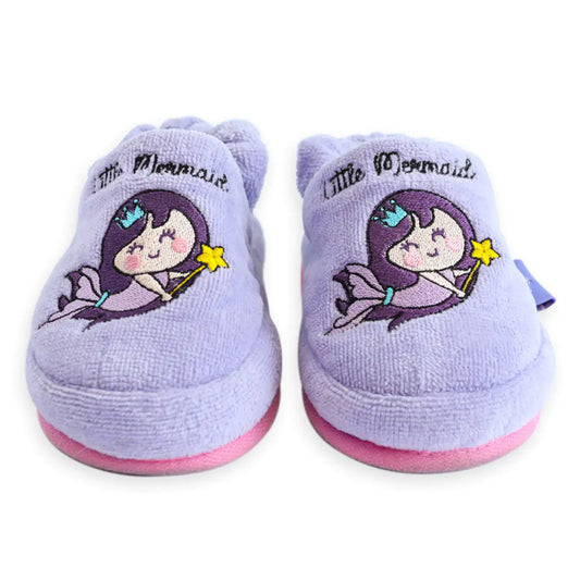 Little Mermaid Kids Slippers