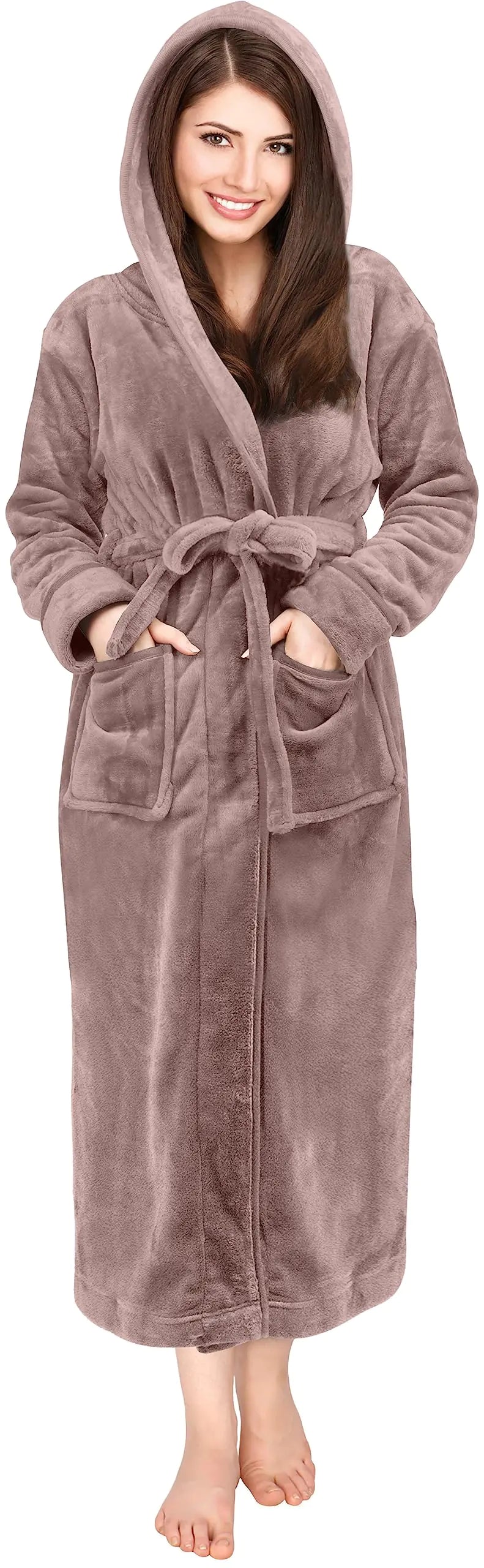 Women's Hooded Bathrobe